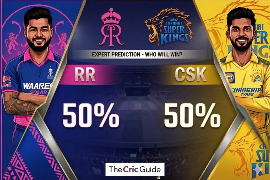 RR vs CSK IPL 2026 prediction