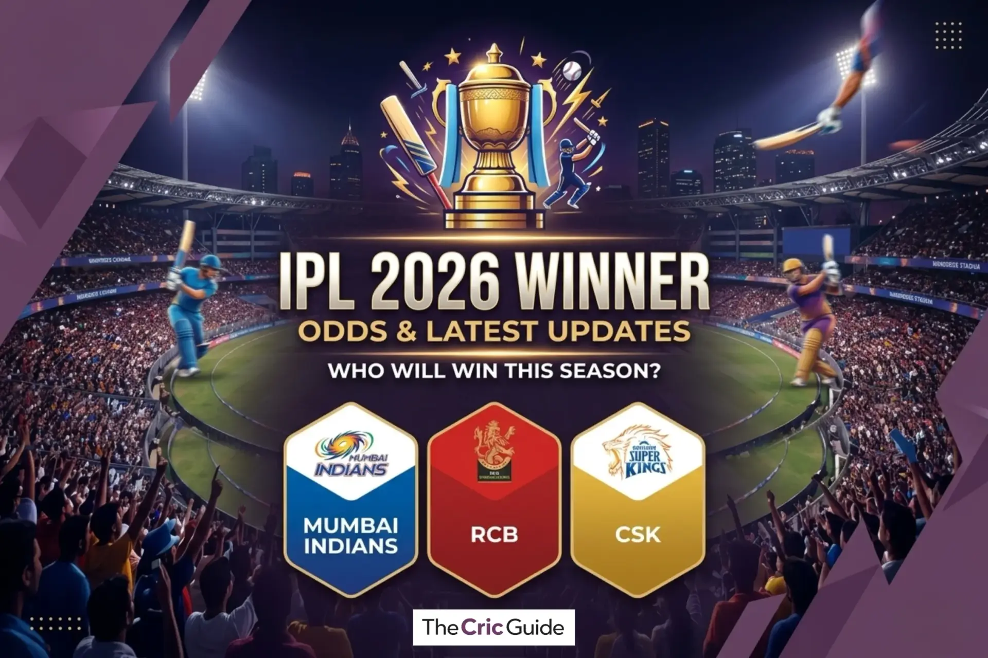 IPL 2026 Winner Odds