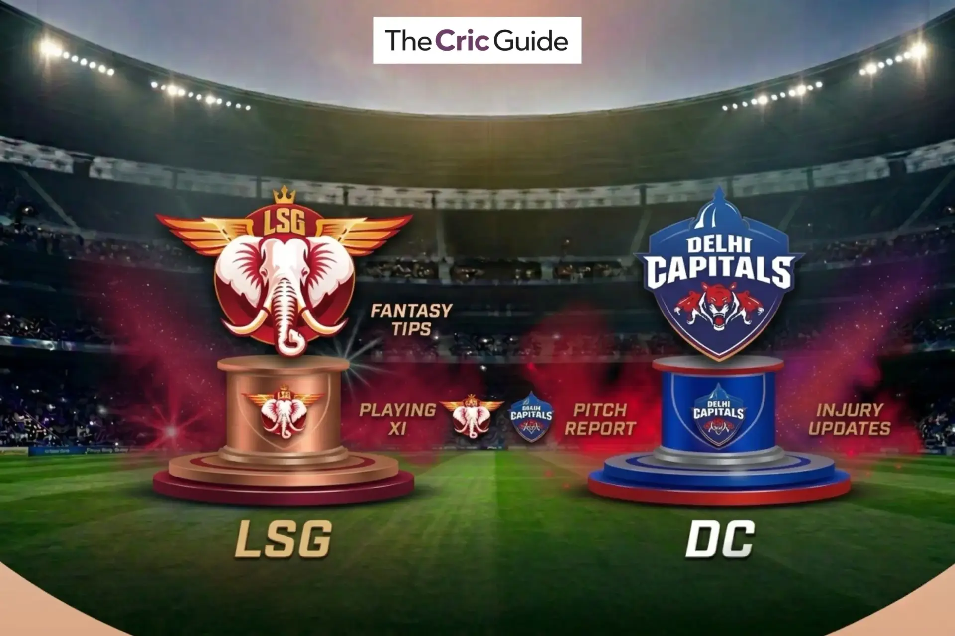 LSG vs DC Match Prediction 2026: Match 5 Fantasy Cricket Tips, Playing XI, Injury Updates & Pitch Report