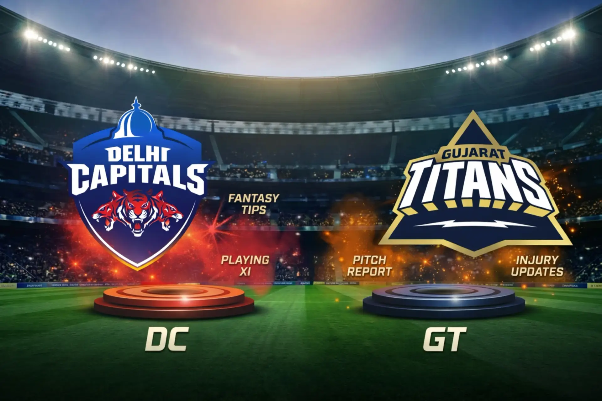 DC vs GT Match Prediction